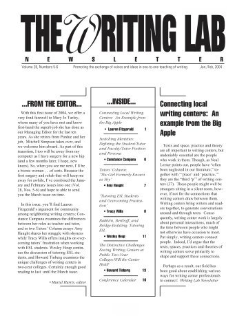 28.5 - The Writing Lab Newsletter