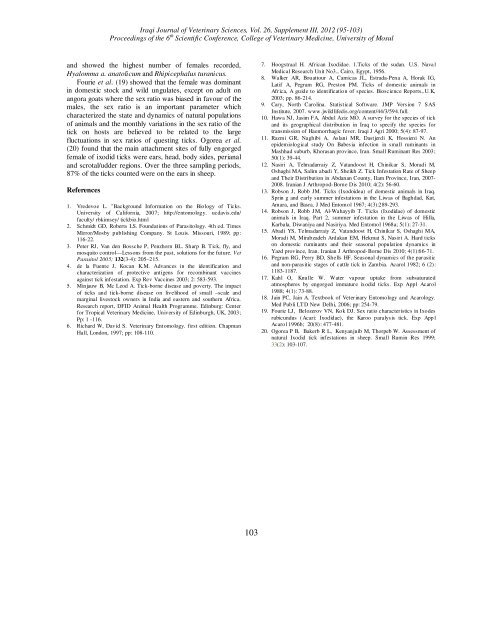 fulltext (pdf) - College of Veterinary Medicine, University of Mosul, Iraq