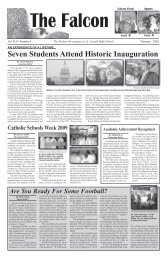 Seven Students Attend Historic Inauguration - St. Joseph High School