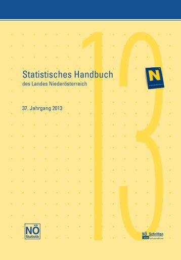 NÖ Statistisches Handbuch 2013