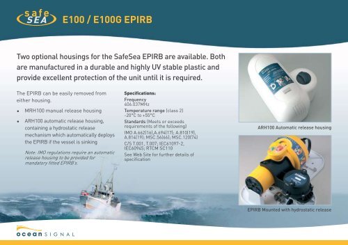 SafeSea Product Brochure (English) - Ocean Signal