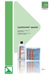 LysoforminÂ® spezial - LYSOFORM Dr. Hans Rosemann GmbH