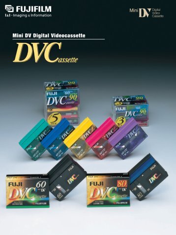 Mini DV Digital Videocassette DVCassette - Fujifilm