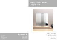 Sliding Door System Integra 100