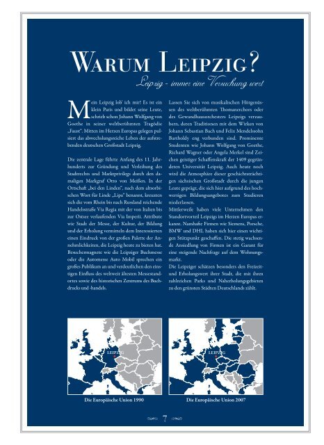 Warum Leipzig? - HERITUS AG