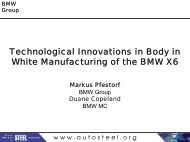 Technological Innovations in Body in White Manufacturing of the ...