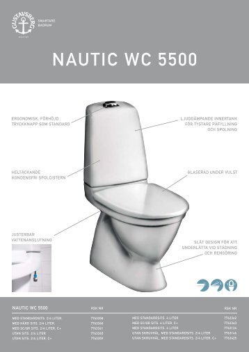 NAUTIC WC 5500 - Gustavsberg