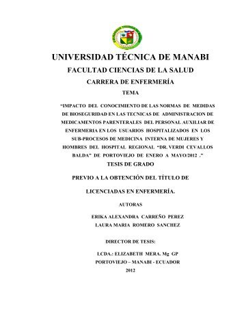 UNIVERSIDAD TÃCNICA DE MANABI - Repositorio UTM ...
