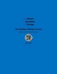 Problem Solving Process - Dickinson ISD