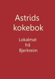 Astrids kokebok - Bjerkreim.info