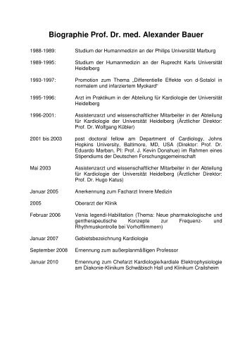 Lebenslauf als PDF-Datei - Diakonie-Klinikum SchwÃ¤bisch Hall