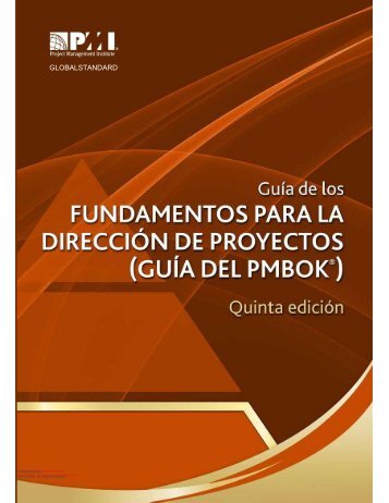 Fundamentos Para La Direccion de Proyectos (PMBOK) Quinta Edición