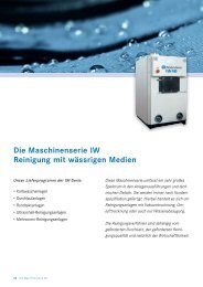 WÃƒÂ¤ssrige Reinigungsanlagen IW-Serie - Wehrle & Weber GmbH