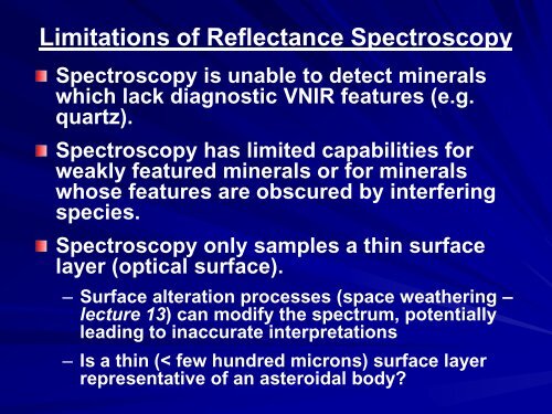 Asteroid Spectroscopy