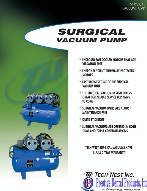 Surgical dry pump