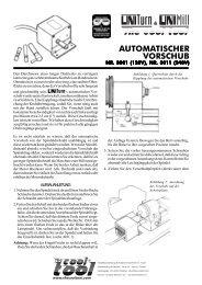 AUTOMATISCHER VORSCHUB - The Cool Tool GmbH