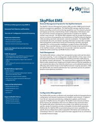 SkyPilot EMS Datasheet - SkyPilot - Trilliant