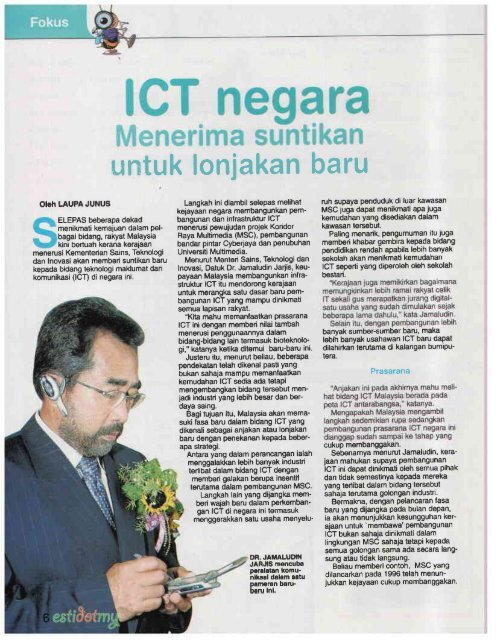 Suntikan Baru ICT Negara - Akademi Sains Malaysia