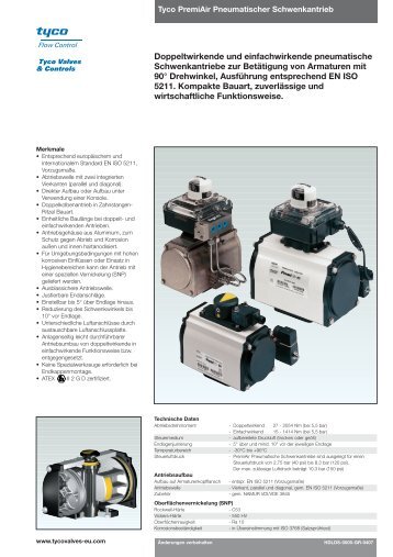 Doppeltwirkende und einfachwirkende pneumatische ...