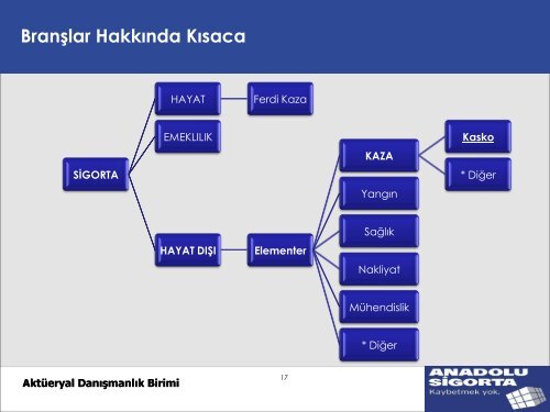 Aktüerya Fonksiyonunun Hayat-Dışı Sigorta Şirketindeki Rolü