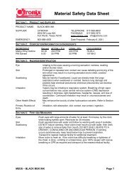 Material Safety Data Sheet - Codemark Systems!