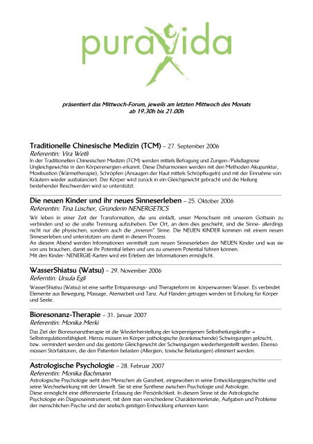 Traditionelle Chinesische Medizin (TCM) – 27. September ... - Stradale