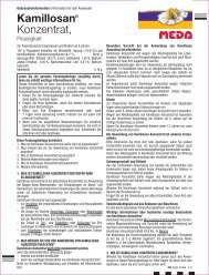 Kamillosan® Konzentrat, - MEDA Pharma