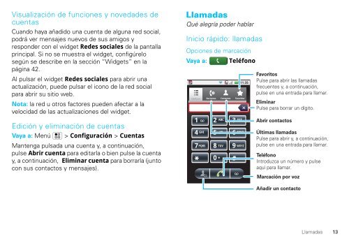 Motorola Defy Manual de Usuario - Claro