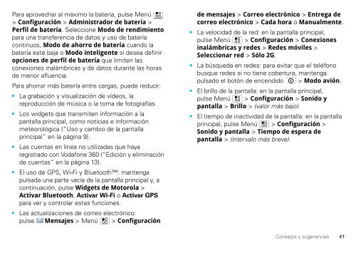 Motorola Defy Manual de Usuario - Claro