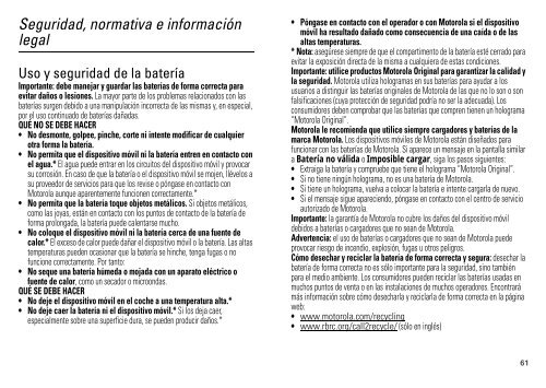 Motorola Defy Manual de Usuario - Claro