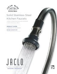 Solid Stainless Steel Kitchen Faucets - Jaclo