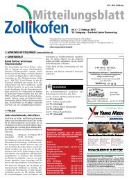 mitteilungsblatt - Druckerei Gerteis AG