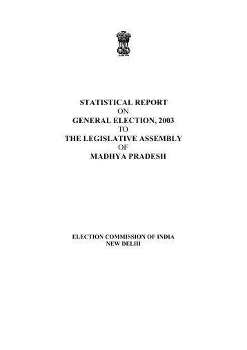 CONSTITUENCY DATA - SUMMARY - Election Commission of India