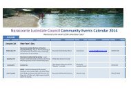 Events Calendar 2013 - Naracoorte Lucindale Council - SA.Gov.au