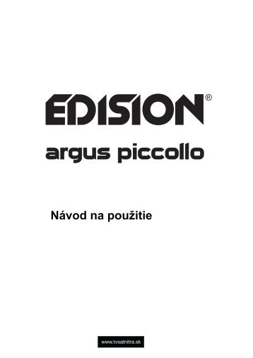 SK-manual-edision-argus-piccollo.pdf - Satelit TV