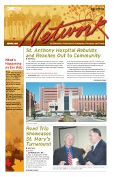 St. Anthony Hospital Rebuilds and Reaches Out ... - SSM Health Care