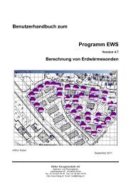 Programm EWS - Huber Energietechnik AG