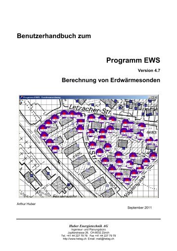 Programm EWS - Huber Energietechnik AG