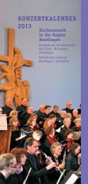KONZERTKALENDER 2013 - Kirchenmusik-Online.de