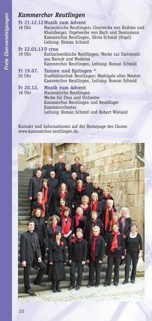 KONZERTKALENDER 2013 - Kirchenmusik-Online.de