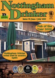 Pub of the Year 2009 - Nottingham CAMRA