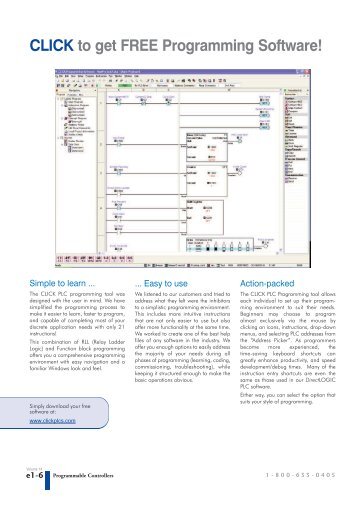 CLICK PLC Programming Software Overview - Automationdirect