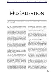 MusÃ©alisation, FranÃ§ois Mairesse (extrait) - Armand Colin