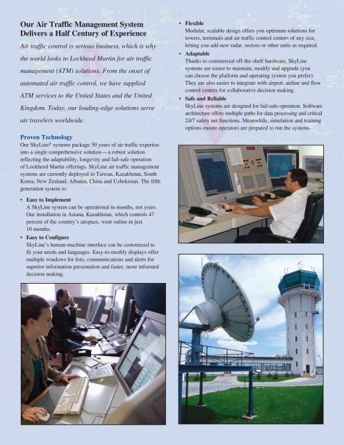 SkyLineÂ® Air Traffic Management - Lockheed Martin