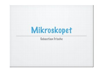 Mikroskopet