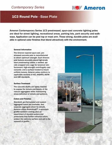 print version. - Ameron International Pole Products Division