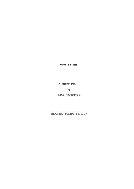 film script of thank you ma'am