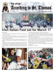 Irish Italian Fest set for March 17 - St. Thomas Aquinas Catholic ...