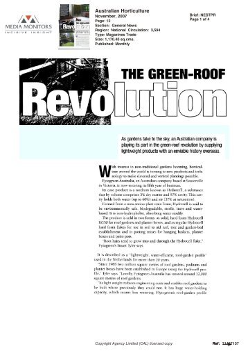 THE GREEN-ROOF - Fytogreen