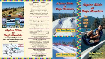 brochure - Alpine Slide at Magic Mountain